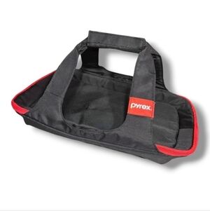 PYREX Portables Insulated Thermocooler with Zippered Enclosure, Black/Red 3